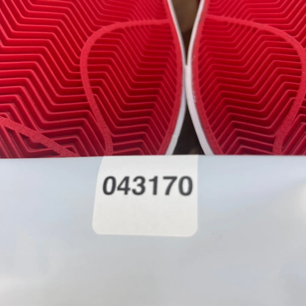Nike SB Zoom Stefan Janoski Canvas Red White Skate Shoes 615957-614 Mens Size 14